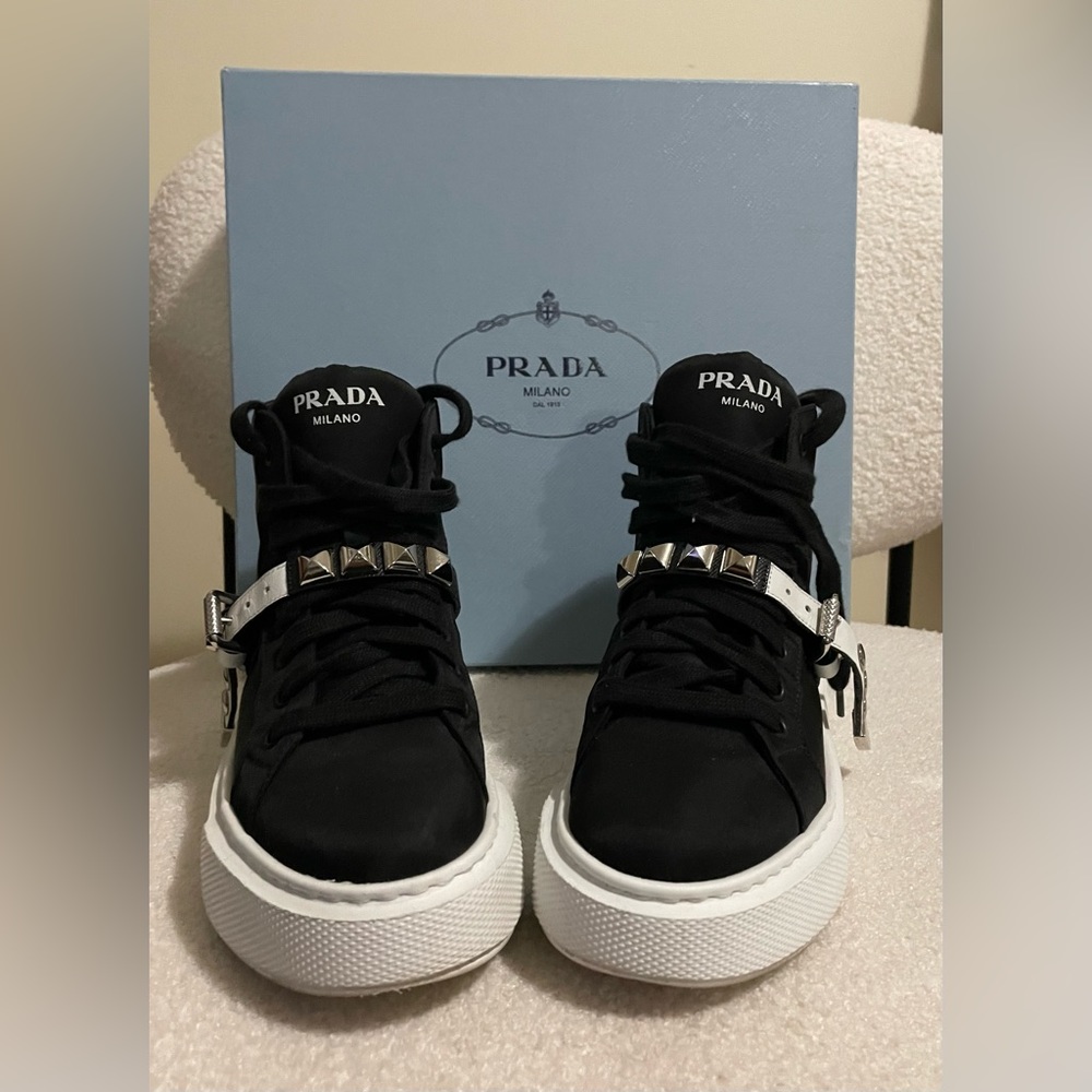 Prada high sneakers